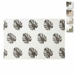 Tovaglietta Foglie In Juta 30x45 Cm W700