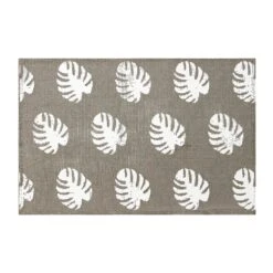 Tovaglietta Foglie In Juta 30x45 Cm W700 -Prodotti Per La Casa tovaglietta juta foglie 30x45 cm fango 1