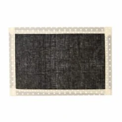 Tovaglietta Pois In Juta 35x40 Cm W701 -Prodotti Per La Casa tovaglietta juta pois 30x45 cm nero 1