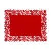 Tovaglietta Natalizia Fiocco Intaglio In Feltro K705