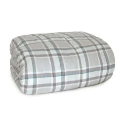 Trapunta Piumone In Piuma Tartan Di Gilania - Dimensioni Varie V002 9 Trapunta Piumone In Piuma Tartan Di Gilania - Dimensioni Varie V002 -Prodotti Per La Casa trapunta invernale in piuma tartan beige 2