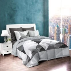 Trapunta Piumone Invernale Astratto Di Daunex - Dimensioni Varie X192 -Prodotti Per La Casa trapunta piumone invernale astratto di daunex grigio 2