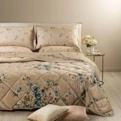 Trapunta Piumone Invernale Fiordaliso Di Caleffi In Velluto Matrimoniale K565