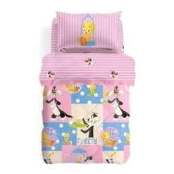 Trapunta Invernale I Love Tweety Looney Tunes WB Caleffi - Dimensioni Varie K755