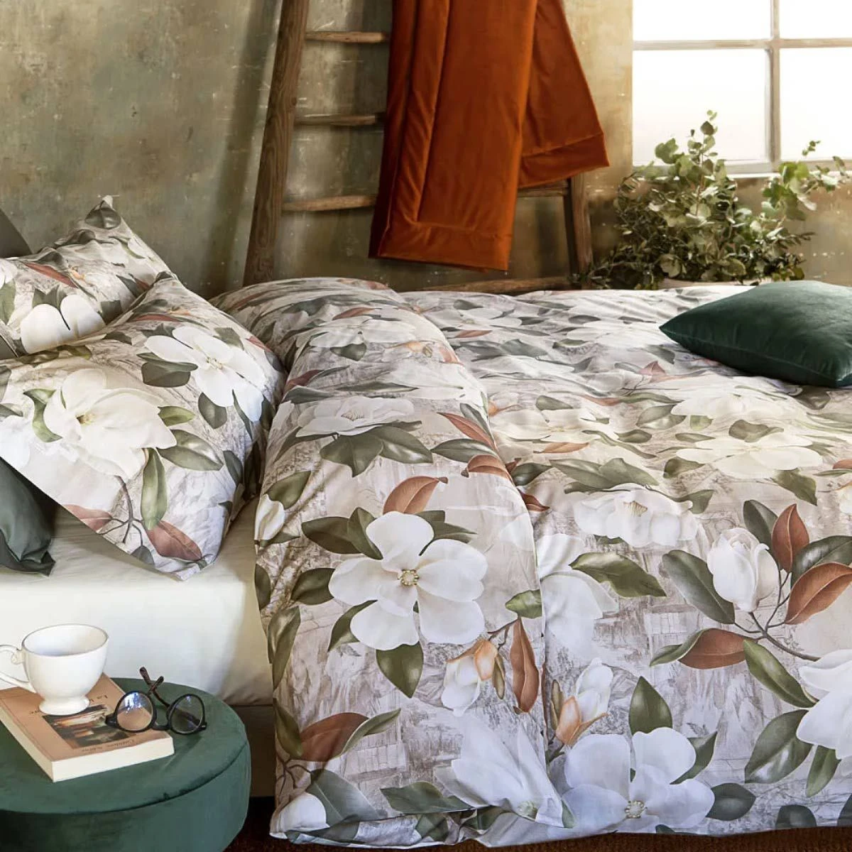 Trapunta Piumone Invernale Magnolia Di Randi In Percalle Matrimoniale J263 5 Trapunta Piumone Invernale Magnolia Di Randi In Percalle Matrimoniale J263 - immagine 3