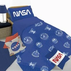 Trapuntino Copriletto Trapuntato Nasa Per Letto Singolo W731