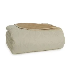 Trapuntino Copriletto Indicolor Biancaluna Bicolore - Dimensione Varie S447 -Prodotti Per La Casa trapuntino doubleface di biancaluna indicolor panna biscotto 3