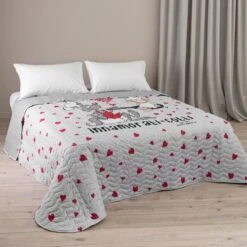 Trapuntino Innamorati Cotti Di Happy People - Dimensioni Varie Y578 -Prodotti Per La Casa trapuntino happy people innamorati cotti perla 2 3