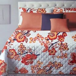 Trapuntino Louisiana Zero Bed Per Letto Matrimoniale V789 -Prodotti Per La Casa trapuntino louisiana zero bed corallo 2 1