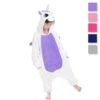 Pigiamone Intero Kids Unisex Unicorno In Caldo Pile V033