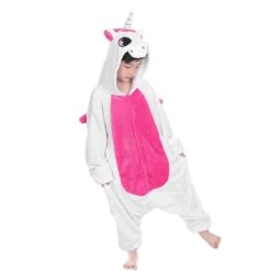 Pigiamone Intero Kids Unisex Unicorno In Caldo Pile V033 17 Pigiamone Intero Kids Unisex Unicorno In Caldo Pile V033 -Prodotti Per La Casa tuta pigiamone intero per bambino unicorno fucsia 4