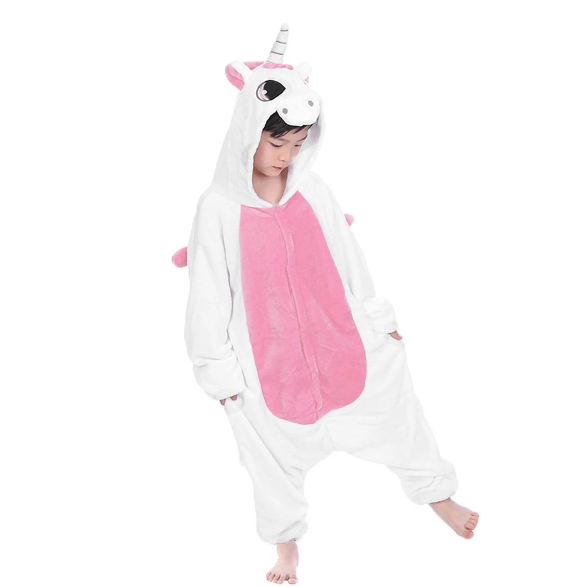 Pigiamone Intero Kids Unisex Unicorno In Caldo Pile V033 8 Pigiamone Intero Kids Unisex Unicorno In Caldo Pile V033 - immagine 6