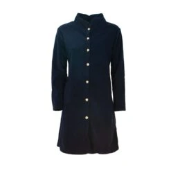 Vestaglia Donna Edera Di Toscana Lingerie Con Bottoni In Pile J696 -Prodotti Per La Casa vestaglia donna edera di toscana lingerie con bottoni in pile blu 5