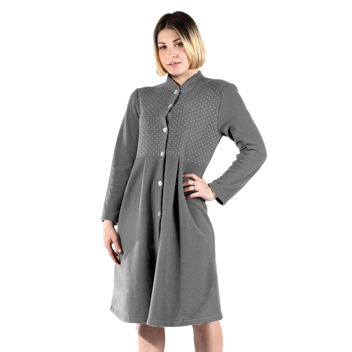 Vestaglia Donna Invernale Ginetta Di Toscana Lingerie J825 4 Vestaglia Donna Invernale Ginetta Di Toscana Lingerie J825 - immagine 2